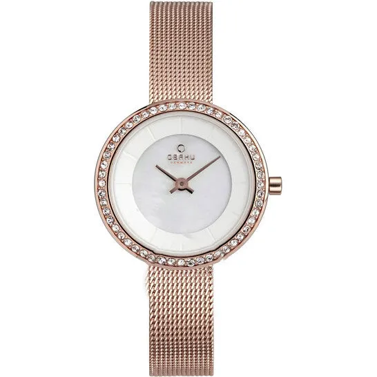 Original Obaku Denmark Quartz White Dial Ladies Watch V146LEVWMV JMS always Watches Original Obaku Denmark Quartz White Dial Ladies Watch V146LEVWMV JMS always Watches