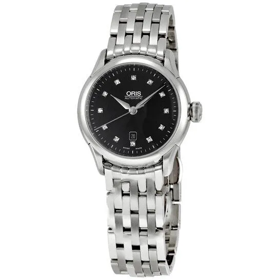 Original Oris Artelier Black Dial Diamond Ladies Watch 56176044099MB JMS always Watches Original Oris Artelier Black Dial Diamond Ladies Watch 56176044099MB JMS always Watches