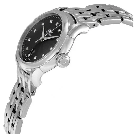 Original Oris Artelier Black Dial Diamond Ladies Watch 56176044099MB JMS always Watches Original Oris Artelier Black Dial Diamond Ladies Watch 56176044099MB JMS always Watches
