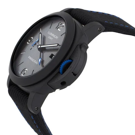 Original Panerai Luminor GMT Bucherer BLUE Automatic Black Dial Mens Watch PAM01176 JMS always Watches Original Panerai Luminor GMT Bucherer BLUE Automatic Black Dial Mens Watch PAM01176 JMS always Watches