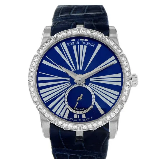 Original Preowned Roger Dubuis Excalibur Automatic Diamond Blue Dial Ladies Watch 86180 JMS always Watches Original Preowned Roger Dubuis Excalibur Automatic Diamond Blue Dial Ladies Watch 86180 JMS always Watches