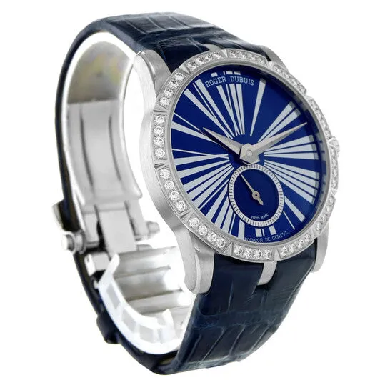 Original Preowned Roger Dubuis Excalibur Automatic Diamond Blue Dial Ladies Watch 86180 JMS always Watches Original Preowned Roger Dubuis Excalibur Automatic Diamond Blue Dial Ladies Watch 86180 JMS always Watches