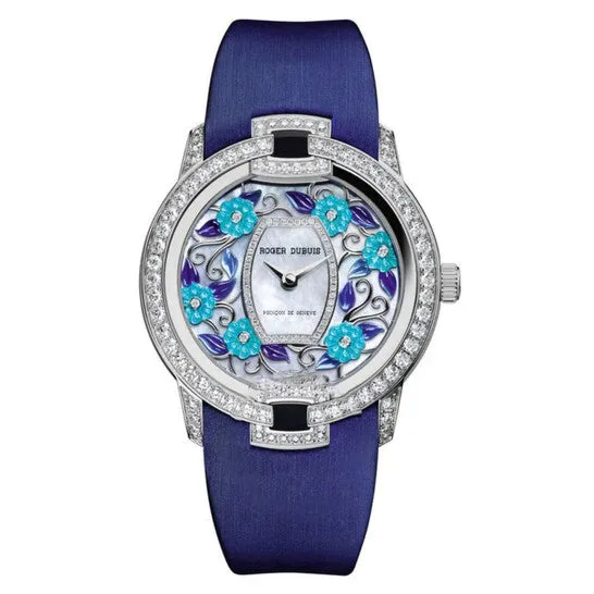 Original Roger Dubuis Blossom 18kt White Gold Automatic Diamond Ladies Watch DBVE0054 JMS always Watches Original Roger Dubuis Blossom 18kt White Gold Automatic Diamond Ladies Watch DBVE0054 JMS always Watches