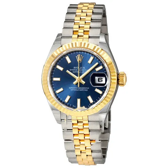 Original Rolex Lady Datejust 26 Blue Dial Stainless Steel and 18K Yellow Gold Jubilee Bracelet Automatic Watch 179173BLSJ JMS always Bracelets Original Rolex Lady Datejust 26 Blue Dial Stainless Steel and 18K Yellow Gold Jubilee Bracelet Automatic Watch 179173BLSJ JMS always Bracelets