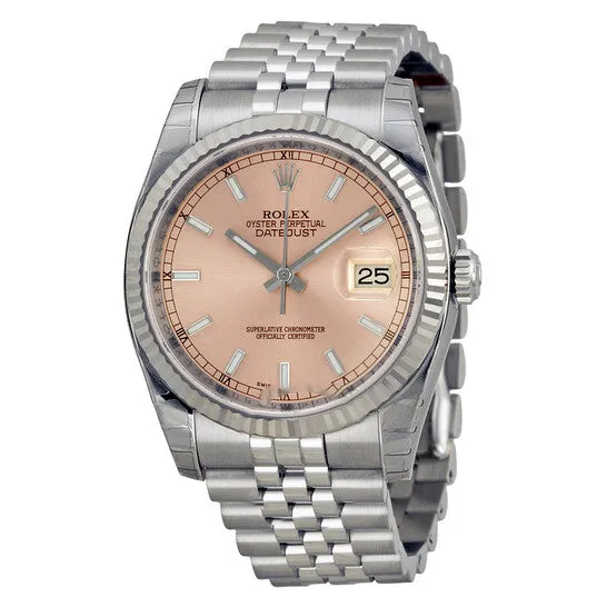 Original Rolex Oyster Perpetual 36 mm Pink Dial Stainless Steel Jubilee Bracelet Automatic Watch 116234PSJ JMS always Bracelets Original Rolex Oyster Perpetual 36 mm Pink Dial Stainless Steel Jubilee Bracelet Automatic Watch 116234PSJ JMS always Bracelets