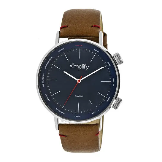 Original Simplify The 3300 Navy Dial Brown Leather Watch SIM3303 JMS always Watches Original Simplify The 3300 Navy Dial Brown Leather Watch SIM3303 JMS always Watches