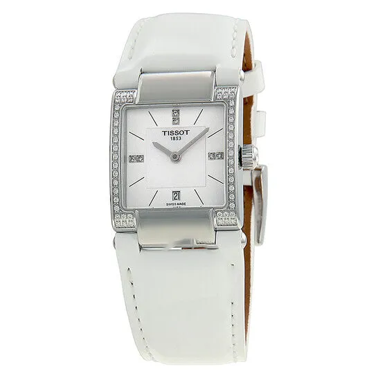 Original Tissot T2 Mother of Pearl Dial White Leather Ladies Watch T0903106611600 JMS always Watches Original Tissot T2 Mother of Pearl Dial White Leather Ladies Watch T0903106611600 JMS always Watches