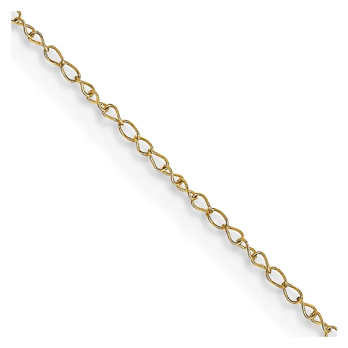 QGold 14K Yellow Gold 24 inch Carded 42mm Curb with Spring Ring Clasp Chain Necklace Necklaces QGold 14K Yellow Gold 24 inch Carded 42mm Curb with Spring Ring Clasp Chain Necklace Necklaces