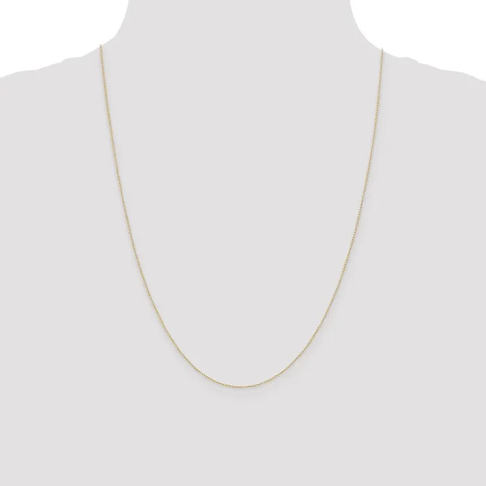 QGold 14K Yellow Gold 24 inch Carded 42mm Curb with Spring Ring Clasp Chain Necklace Necklaces QGold 14K Yellow Gold 24 inch Carded 42mm Curb with Spring Ring Clasp Chain Necklace Necklaces