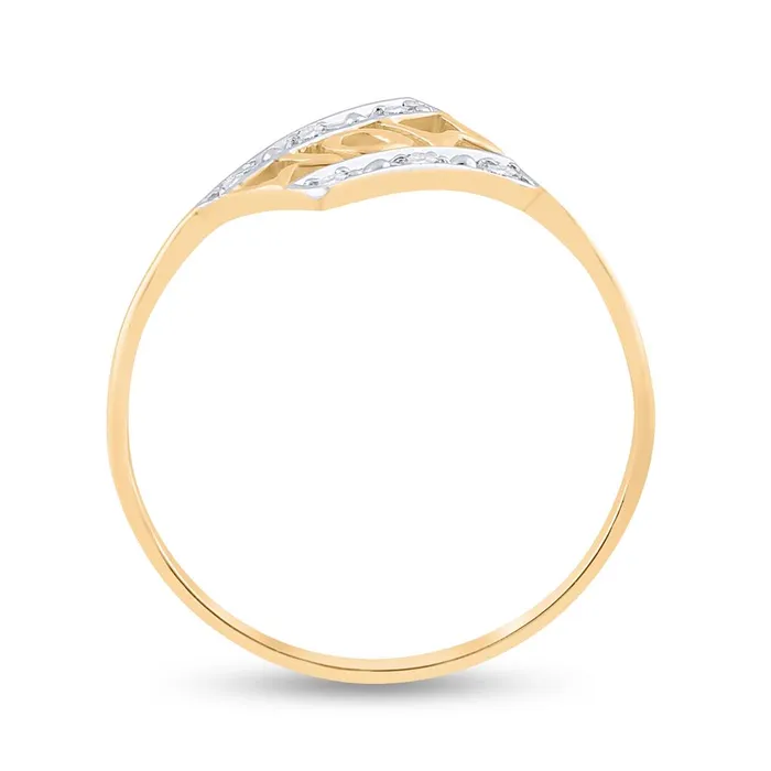 Rings gndatlanta 14k Yellow Gold Round Diamond Mom Mother Accent Ring 120 Cttw