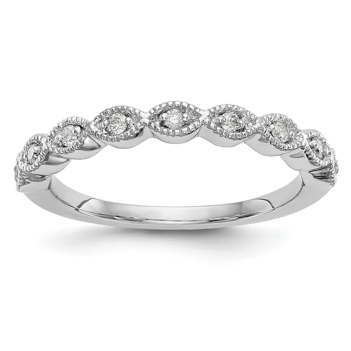 Rings Goldia 14k White Gold 110 Ct Lab Grown Diamond VSSI G Fashion Band Ring Rings Goldia 14k White Gold 110 Ct Lab Grown Diamond VSSI G Fashion Band Ring