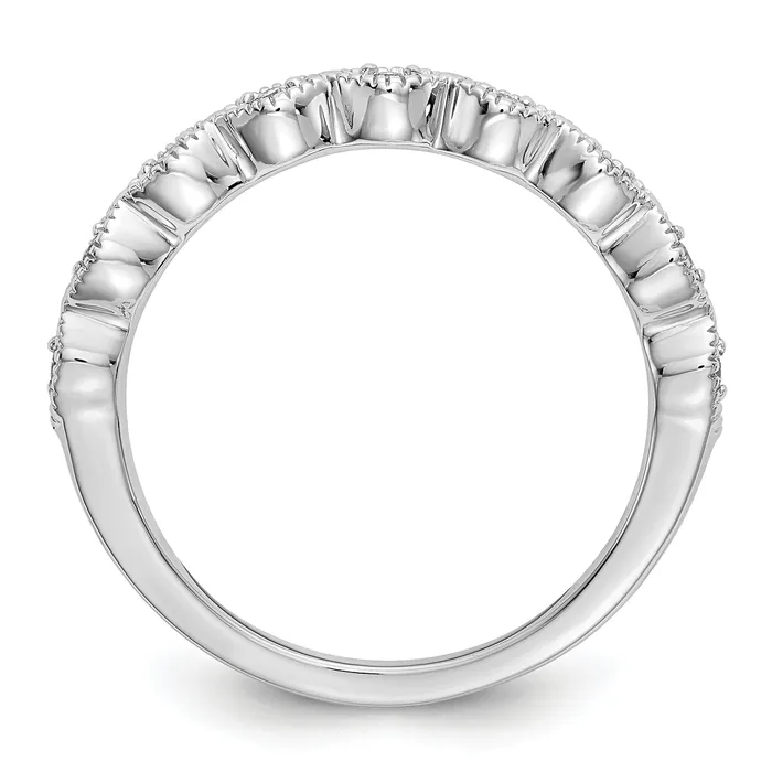 Rings Goldia 14k White Gold 110 Ct Lab Grown Diamond VSSI G Fashion Band Ring