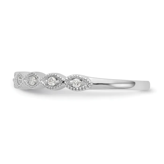 Rings Goldia 14k White Gold 110 Ct Lab Grown Diamond VSSI G Fashion Band Ring
