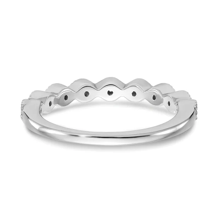 Rings Goldia 14k White Gold 110 Ct Lab Grown Diamond VSSI G Fashion Band Ring