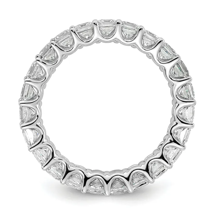 Rings Goldia 14k White Gold 14KW Princess Lab Grown Diamond VSSI G Eternity Band Ring