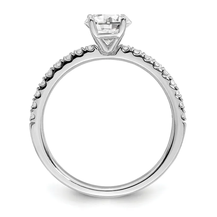 Rings Goldia 14k White Gold 34 Ct Lab Grown Diamond VSSI G Round Engagement Ring