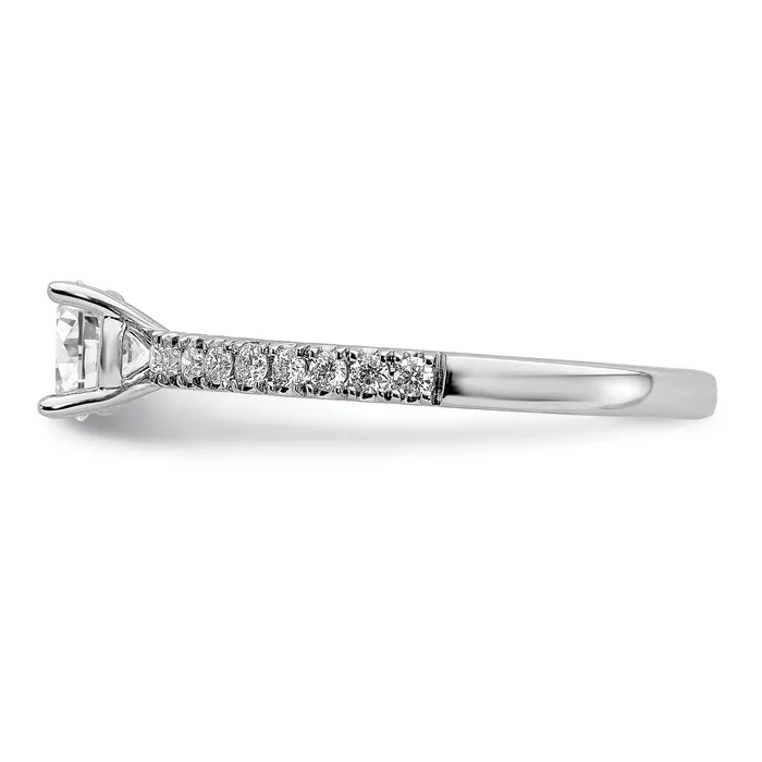Rings Goldia 14k White Gold 34 Ct Lab Grown Diamond VSSI G Round Engagement Ring