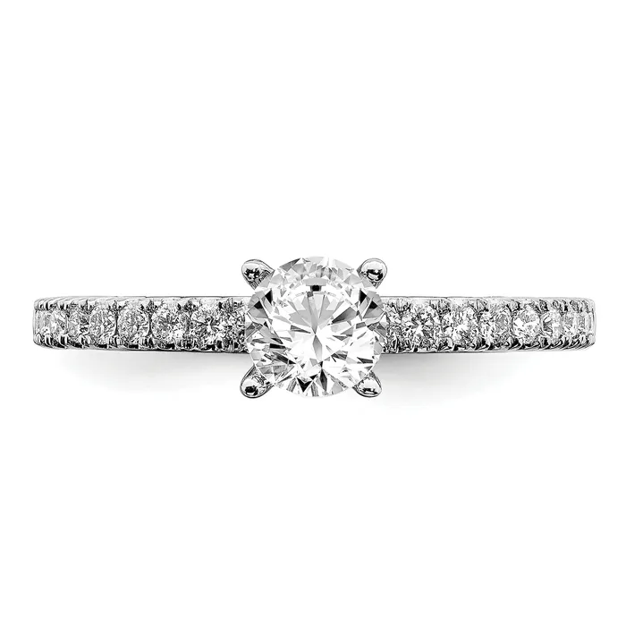 Rings Goldia 14k White Gold 34 Ct Lab Grown Diamond VSSI G Round Engagement Ring