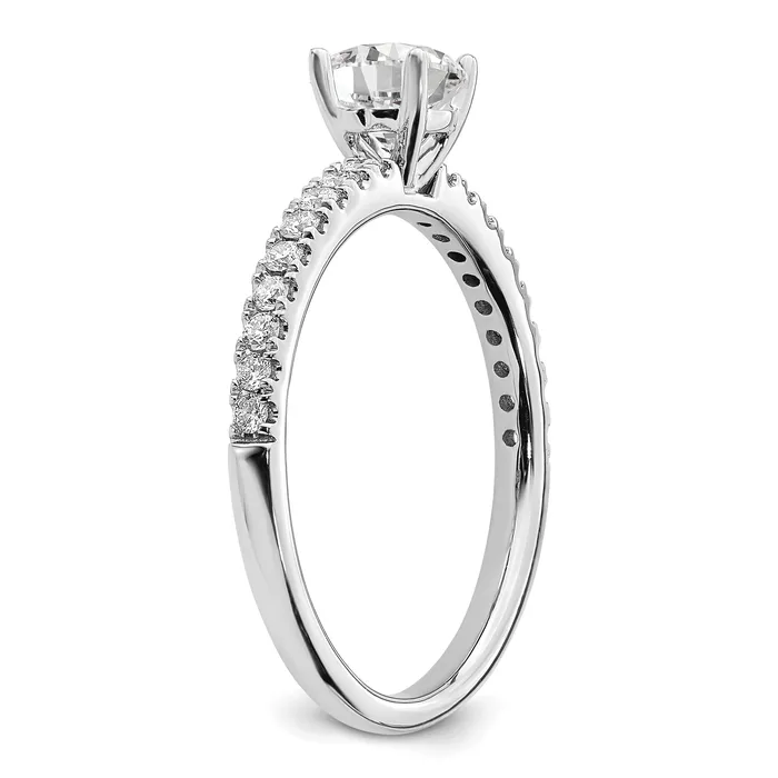 Rings Goldia 14k White Gold 34 Ct Lab Grown Diamond VSSI G Round Engagement Ring