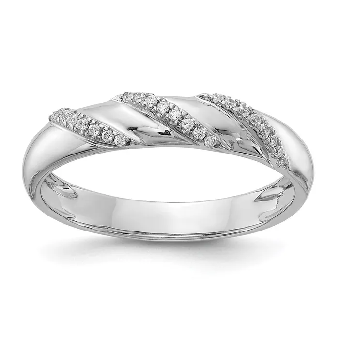 Rings Goldia 14K White Gold Complete Real Diamond Trio Mens Wedding Band Rings Goldia 14K White Gold Complete Real Diamond Trio Mens Wedding Band