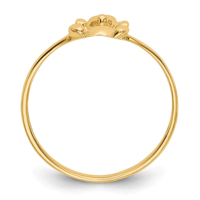 Rings Goldia 14K Yellow Gold Childs Polished Teddy Bear Ring
