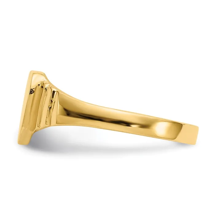 Rings Goldia 14k Yellow Gold Satin Baby Heart Signet Ring
