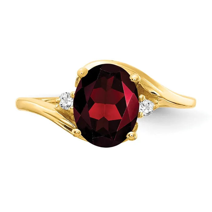 Rings goldiaca 14K Yellow Gold 8x6mm Oval Garnet Checker AAA Real Diamond ring Rings goldiaca 14K Yellow Gold 8x6mm Oval Garnet Checker AAA Real Diamond ring
