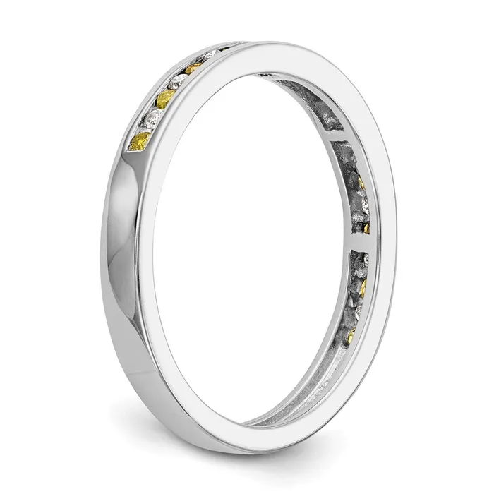 Rings Goldiacom 14k White Gold Yellow White Real Diamond Band