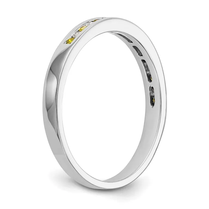 Rings Goldiacom 14k White Gold Yellow White Real Diamond Band