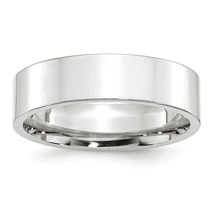 Rings Goldia Solid 10K White Gold 6mm Standard Flat Comfort Fit MensWomens Wedding Band Ring Size 5 Rings Goldia Solid 10K White Gold 6mm Standard Flat Comfort Fit MensWomens Wedding Band Ring Size 5