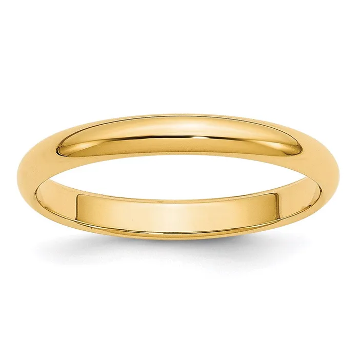 Rings Goldia Solid 10K Yellow Gold 3mm Half Round MensWomens Wedding Band Ring Size 125 Rings Goldia Solid 10K Yellow Gold 3mm Half Round MensWomens Wedding Band Ring Size 125