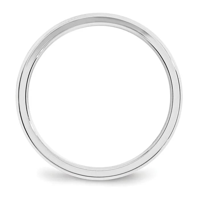 Rings Goldia Solid 14K White Gold 3mm Bevel Edge Comfort Fit MensWomens Wedding Band Ring Size 65 Rings Goldia Solid 14K White Gold 3mm Bevel Edge Comfort Fit MensWomens Wedding Band Ring Size 65