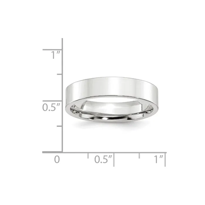 Rings Goldia Solid 14K White Gold 5mm Standard Flat Comfort Fit MensWomens Wedding Band Ring Size 135 Rings Goldia Solid 14K White Gold 5mm Standard Flat Comfort Fit MensWomens Wedding Band Ring Size 135