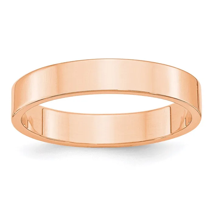 Rings Goldia Solid 14K Yellow Gold Rose Gold 4mm Light Weight Flat MensWomens Wedding Band Ring Size 14 Rings Goldia Solid 14K Yellow Gold Rose Gold 4mm Light Weight Flat MensWomens Wedding Band Ring Size 14