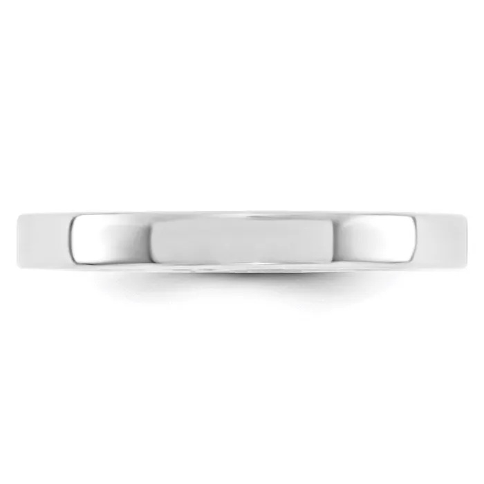 Rings Goldia Solid 18K White Gold 3mm Standard Flat Comfort Fit MensWomens Wedding Band Ring Size 7 Rings Goldia Solid 18K White Gold 3mm Standard Flat Comfort Fit MensWomens Wedding Band Ring Size 7