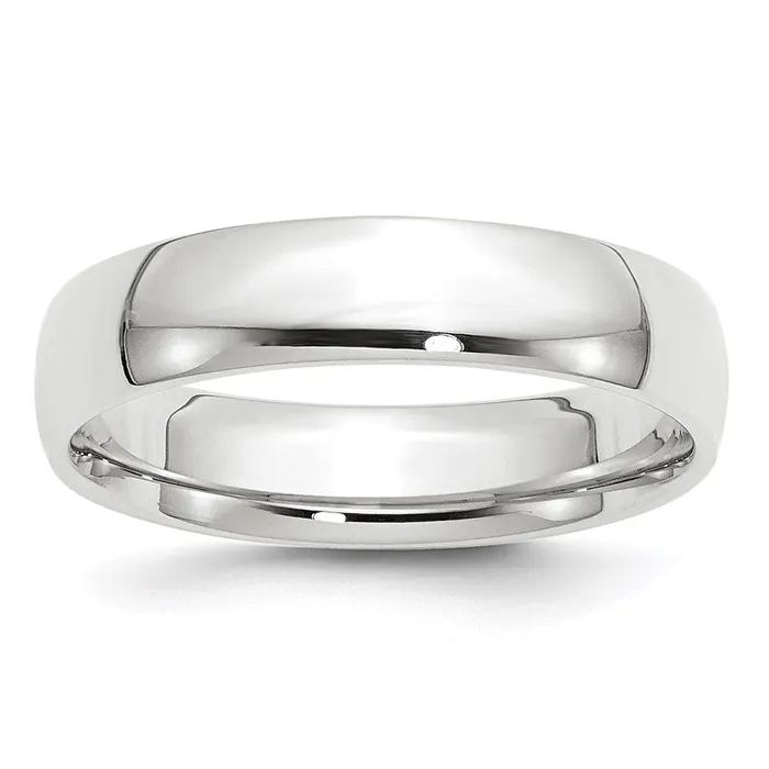Rings Goldia Solid 18K White Gold 5mm Light Weight Comfort Fit MensWomens Wedding Band Ring Size 8 Rings Goldia Solid 18K White Gold 5mm Light Weight Comfort Fit MensWomens Wedding Band Ring Size 8