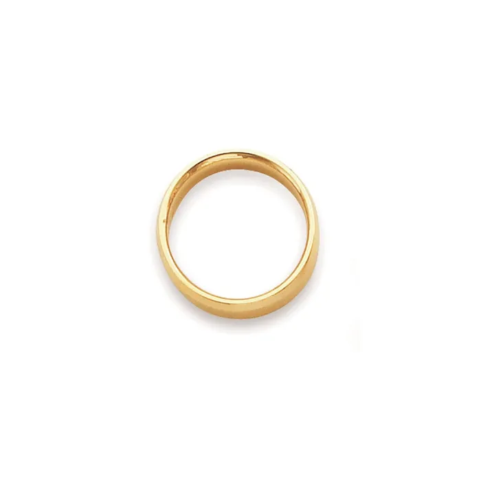 Rings Goldia Solid 18K Yellow Gold 4mm Bevel Edge Comfort Fit MensWomens Wedding Band Ring Size 6 Rings Goldia Solid 18K Yellow Gold 4mm Bevel Edge Comfort Fit MensWomens Wedding Band Ring Size 6
