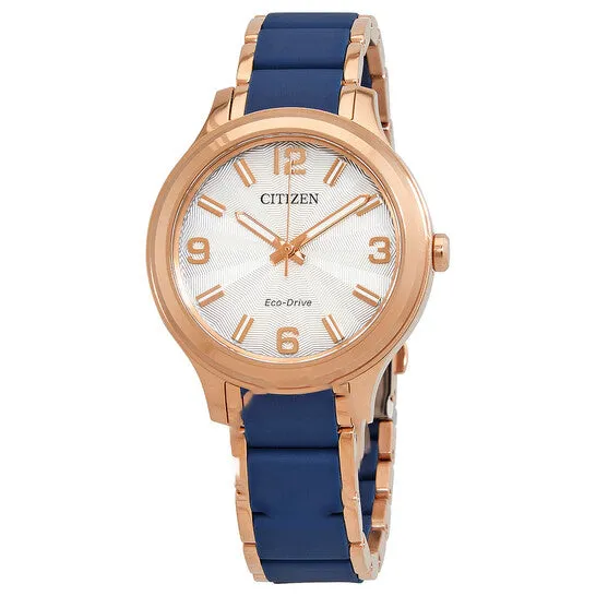 Rings JMS always Original Citizen EcoDrive Silver Dial Rose Goldtone Ladies Watch FE707893A Rings JMS always Original Citizen EcoDrive Silver Dial Rose Goldtone Ladies Watch FE707893A