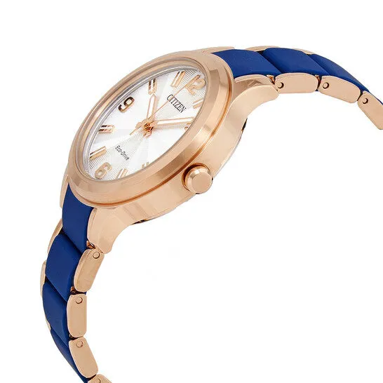 Rings JMS always Original Citizen EcoDrive Silver Dial Rose Goldtone Ladies Watch FE707893A Rings JMS always Original Citizen EcoDrive Silver Dial Rose Goldtone Ladies Watch FE707893A