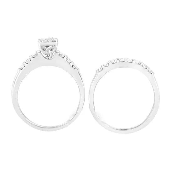 Rings JMS always Original Haus of Brilliance 925 Sterling Silver 34 cttw LabGrown Diamond Engagement Ring and Band Set FG Color VS2SI1 Clarity Size 7 Rings JMS always Original Haus of Brilliance 925 Sterling Silver 34 cttw LabGrown Diamond Engagement Ring and Band Set FG Color VS2SI1 Clarity Size 7