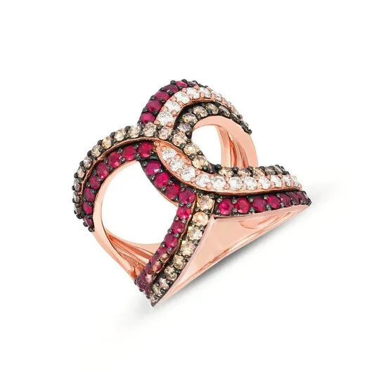 Rings JMS always Original Le Vian Ladies Passion Ruby Ring set in 14K Strawberry Gold Rings JMS always Original Le Vian Ladies Passion Ruby Ring set in 14K Strawberry Gold