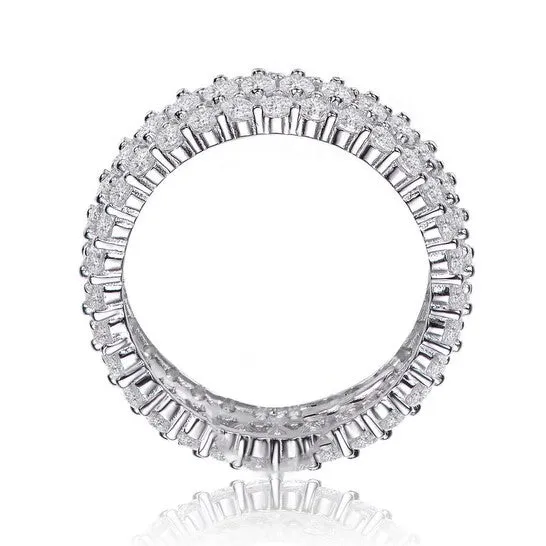 Rings JMS always Original Megan Walford Sterling Silver Round and Marquise Cubic Zirconia Eternity Ring Rings JMS always Original Megan Walford Sterling Silver Round and Marquise Cubic Zirconia Eternity Ring