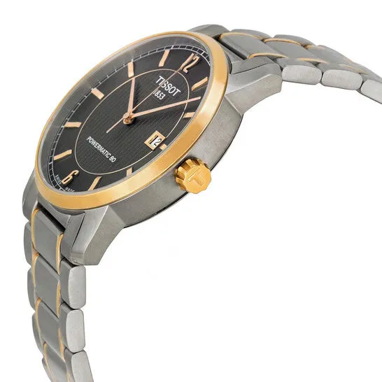 Rings JMS always Original Tissot TClassic TwoTone Titanium Automatic Black Dial Mens Watch T0874075506700 Rings JMS always Original Tissot TClassic TwoTone Titanium Automatic Black Dial Mens Watch T0874075506700