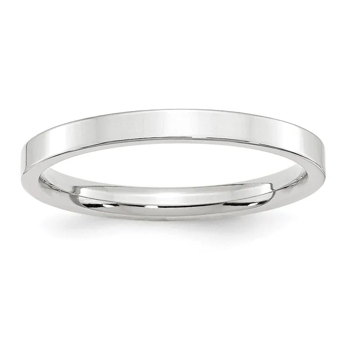 Rings Solid 10K White Gold 25mm Standard Flat Comfort Fit MensWomens Wedding Band Ring Size 7 Goldia Rings Solid 10K White Gold 25mm Standard Flat Comfort Fit MensWomens Wedding Band Ring Size 7 Goldia