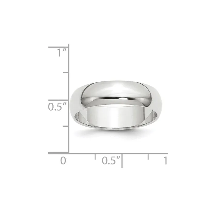 Rings Solid 10K White Gold 6mm Half Round MensWomens Wedding Band Ring Size 14 Goldia Rings Solid 10K White Gold 6mm Half Round MensWomens Wedding Band Ring Size 14 Goldia