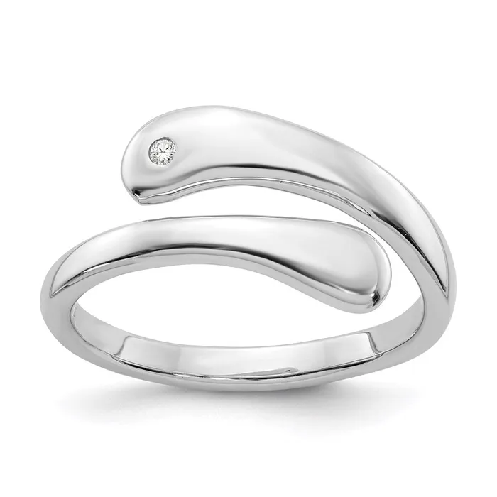 Rings SS White Ice 01ct Diamond Ring Goldia