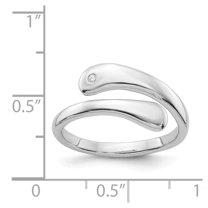 Rings SS White Ice 01ct Diamond Ring Goldia