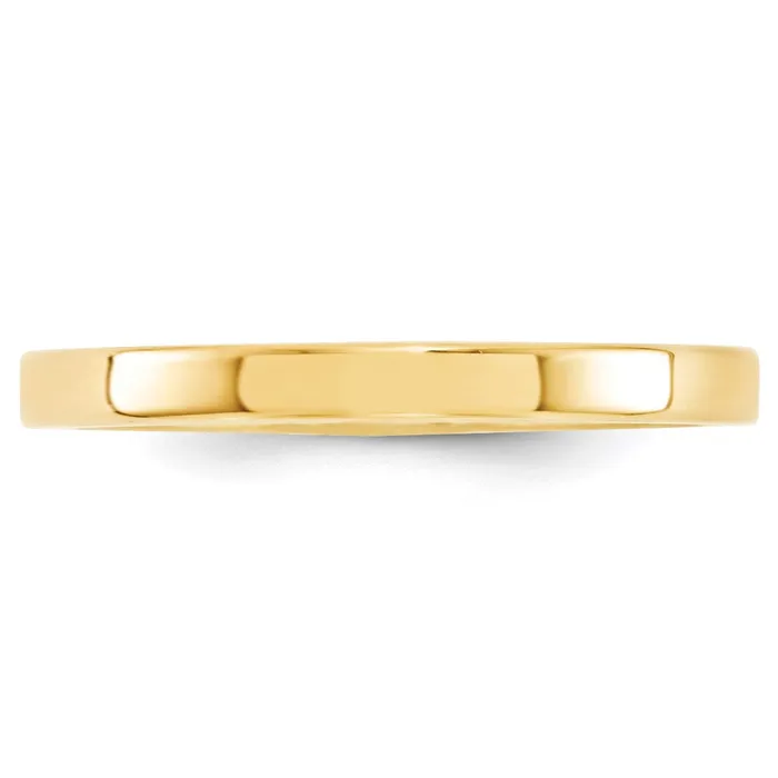 Solid 10K Yellow Gold 25mm Standard Flat Comfort Fit MensWomens Wedding Band Ring Size 11 Goldia Rings Solid 10K Yellow Gold 25mm Standard Flat Comfort Fit MensWomens Wedding Band Ring Size 11 Goldia Rings