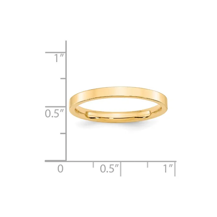 Solid 10K Yellow Gold 25mm Standard Flat Comfort Fit MensWomens Wedding Band Ring Size 11 Goldia Rings Solid 10K Yellow Gold 25mm Standard Flat Comfort Fit MensWomens Wedding Band Ring Size 11 Goldia Rings