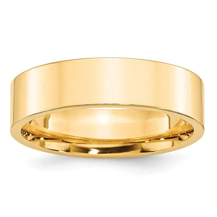 Solid 10K Yellow Gold 6mm Standard Flat Comfort Fit MensWomens Wedding Band Ring Size 11 Goldia Rings Solid 10K Yellow Gold 6mm Standard Flat Comfort Fit MensWomens Wedding Band Ring Size 11 Goldia Rings